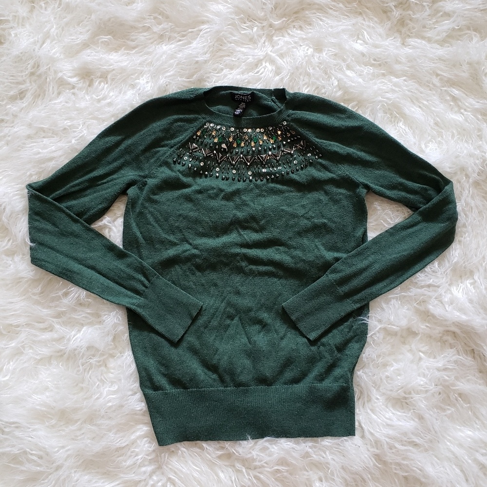 4 for $20 Beaded Green Sweater